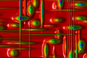 Detail of Time-Frequency atoms of the chaotic logistic map Decomposition (Copyright 2009 © All rights reserved)